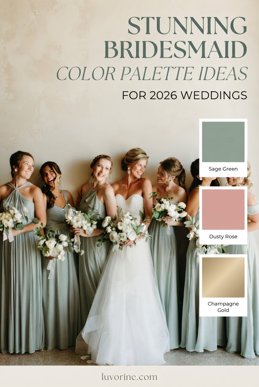 Stunning Bridesmaid Color Palette Ideas For 2026 Weddings