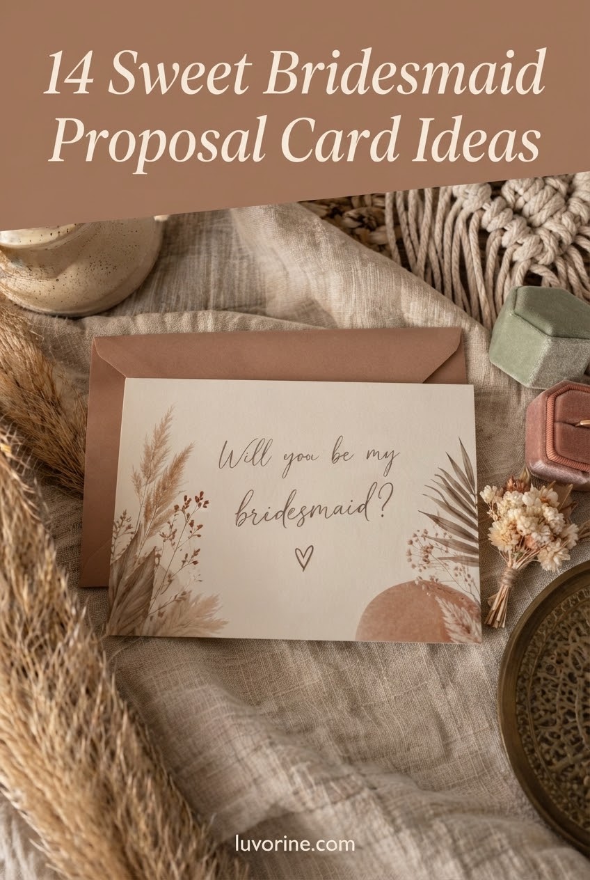 14 Sweet Bridesmaid Proposal Card Ideas