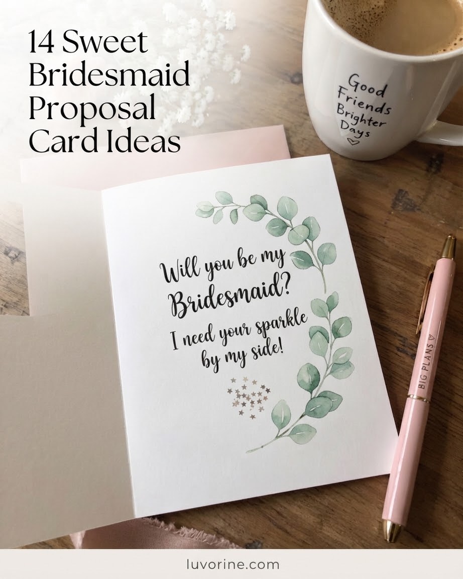 14 Sweet Bridesmaid Proposal Card Ideas