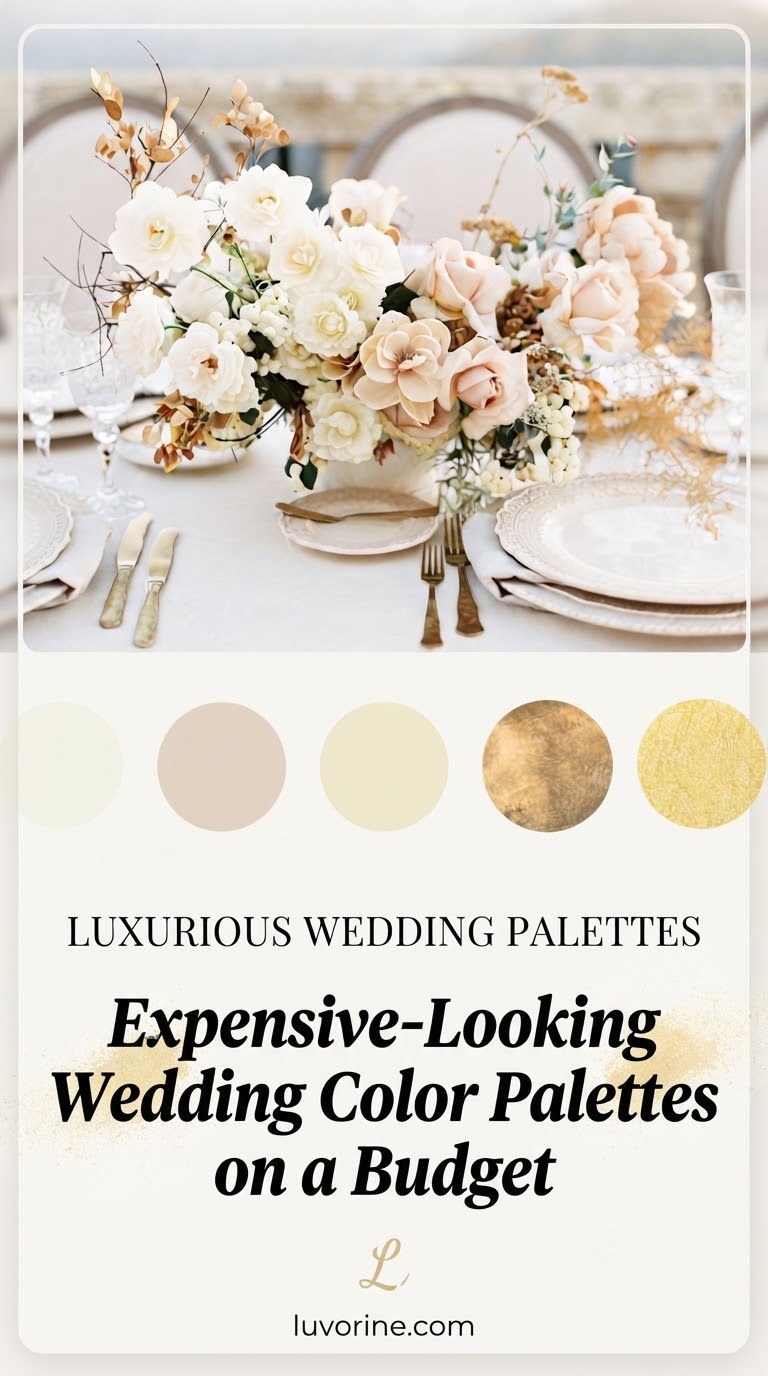 Expensive-Looking Wedding Color Palettes on a Budget