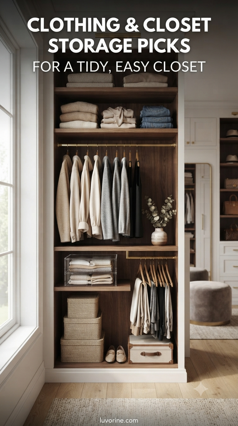 Clothing & Closet Storage Picks For A Tidy, Easy Closet