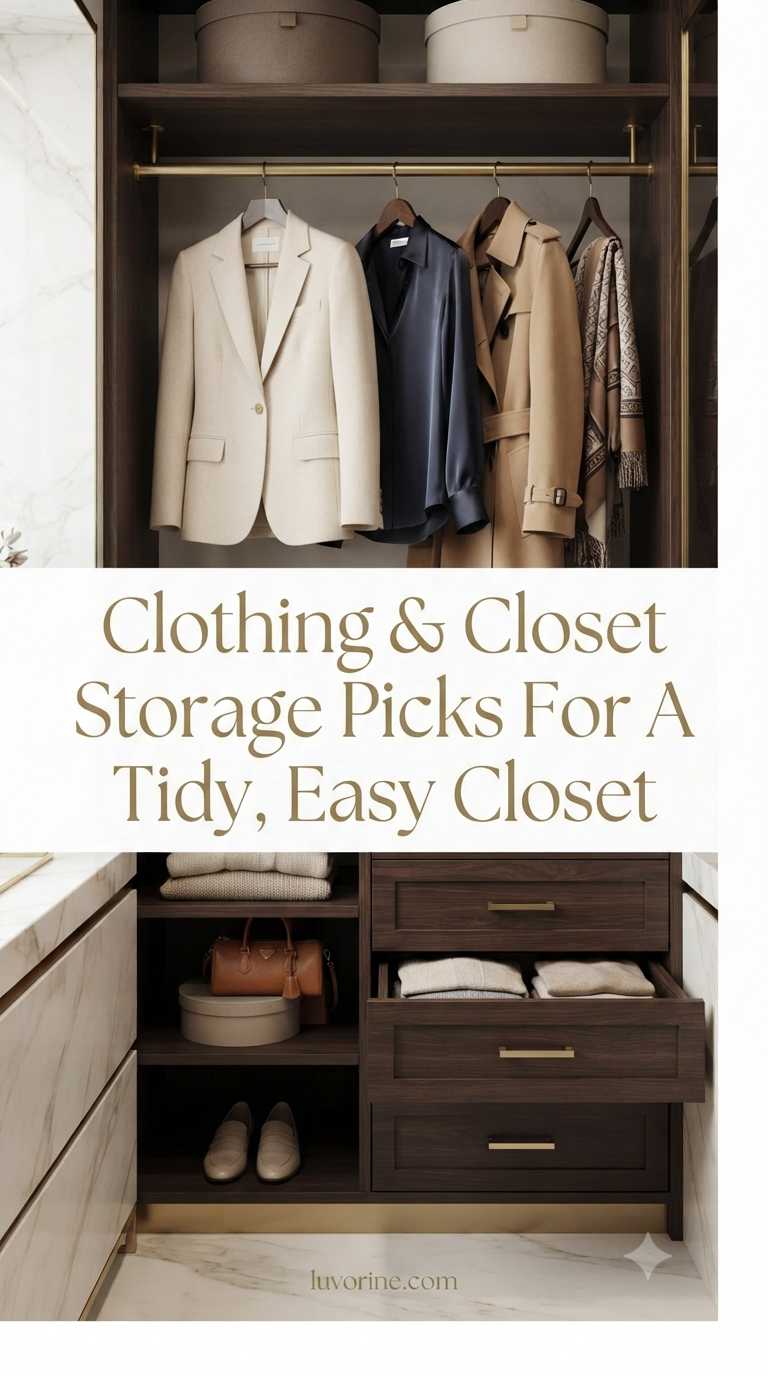 Clothing & Closet Storage Picks For A Tidy, Easy Closet