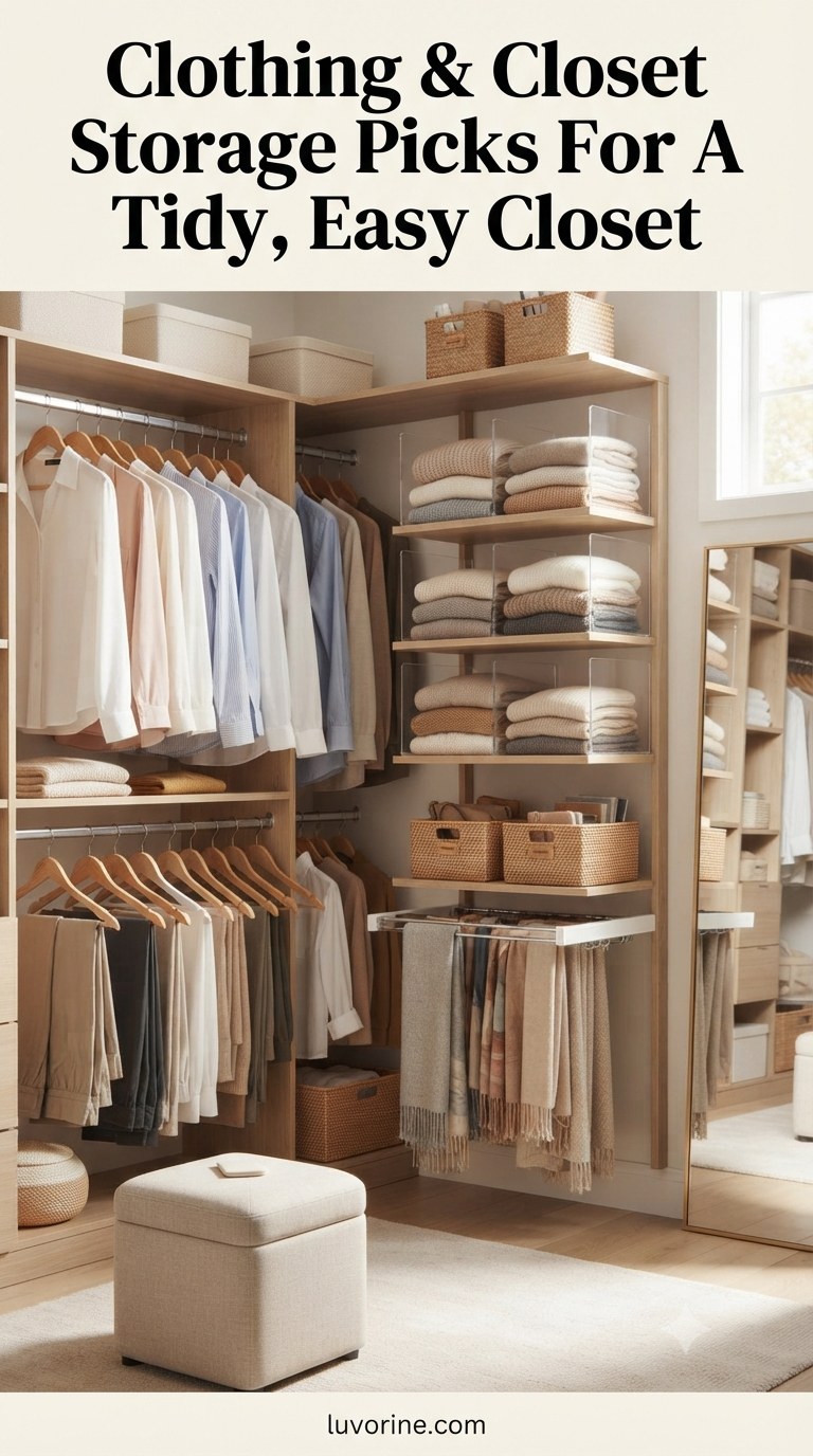 Clothing & Closet Storage Picks For A Tidy, Easy Closet
