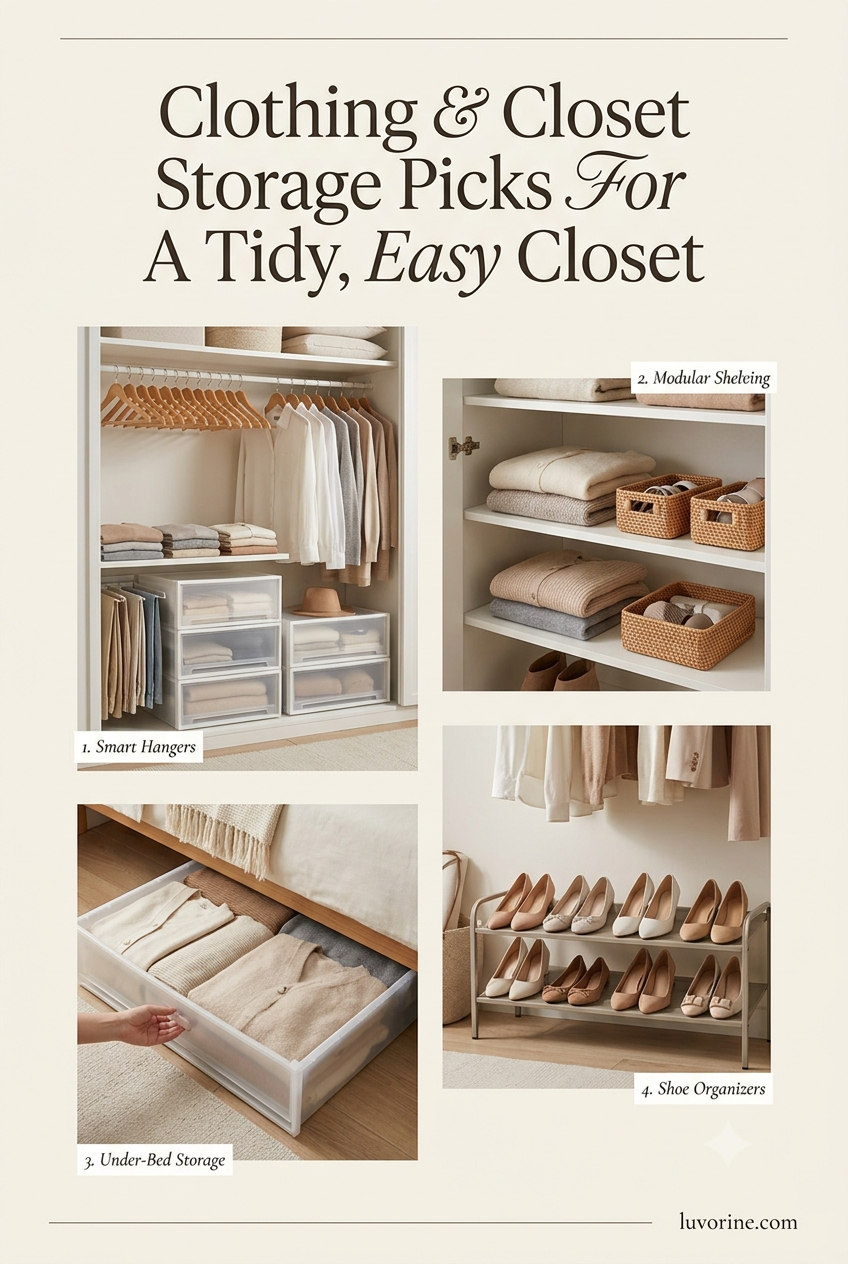 Clothing & Closet Storage Picks For A Tidy, Easy Closet