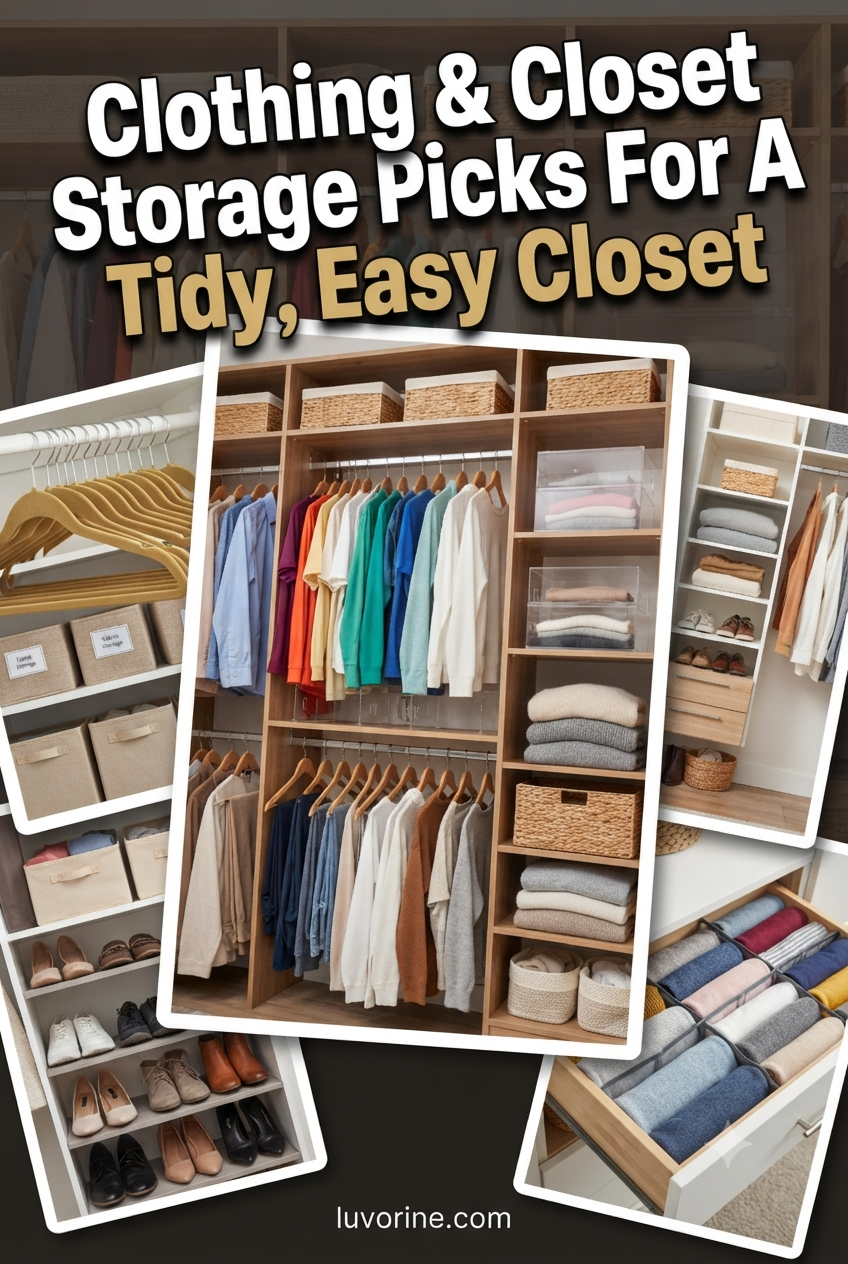 Clothing & Closet Storage Picks For A Tidy, Easy Closet
