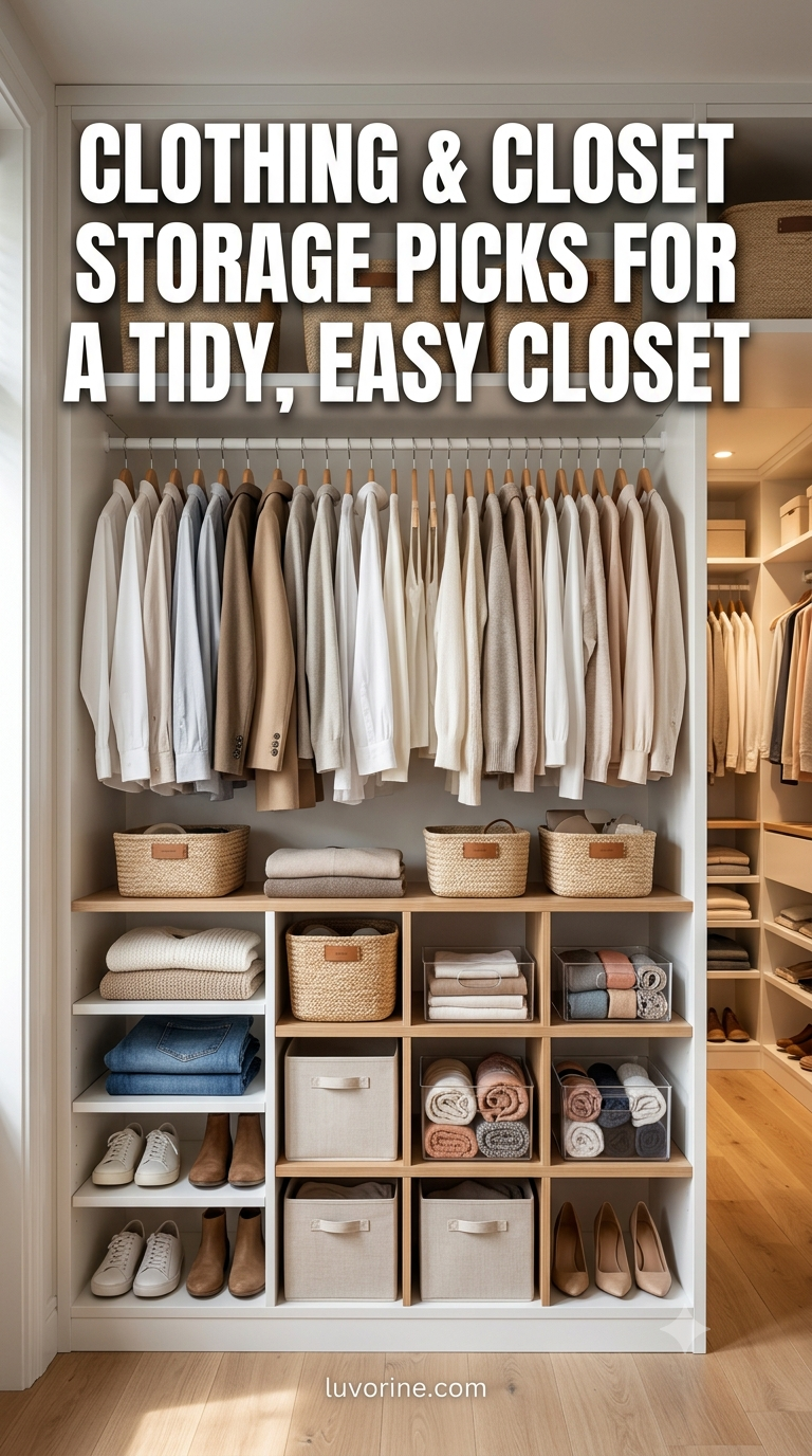 Clothing & Closet Storage Picks For A Tidy, Easy Closet