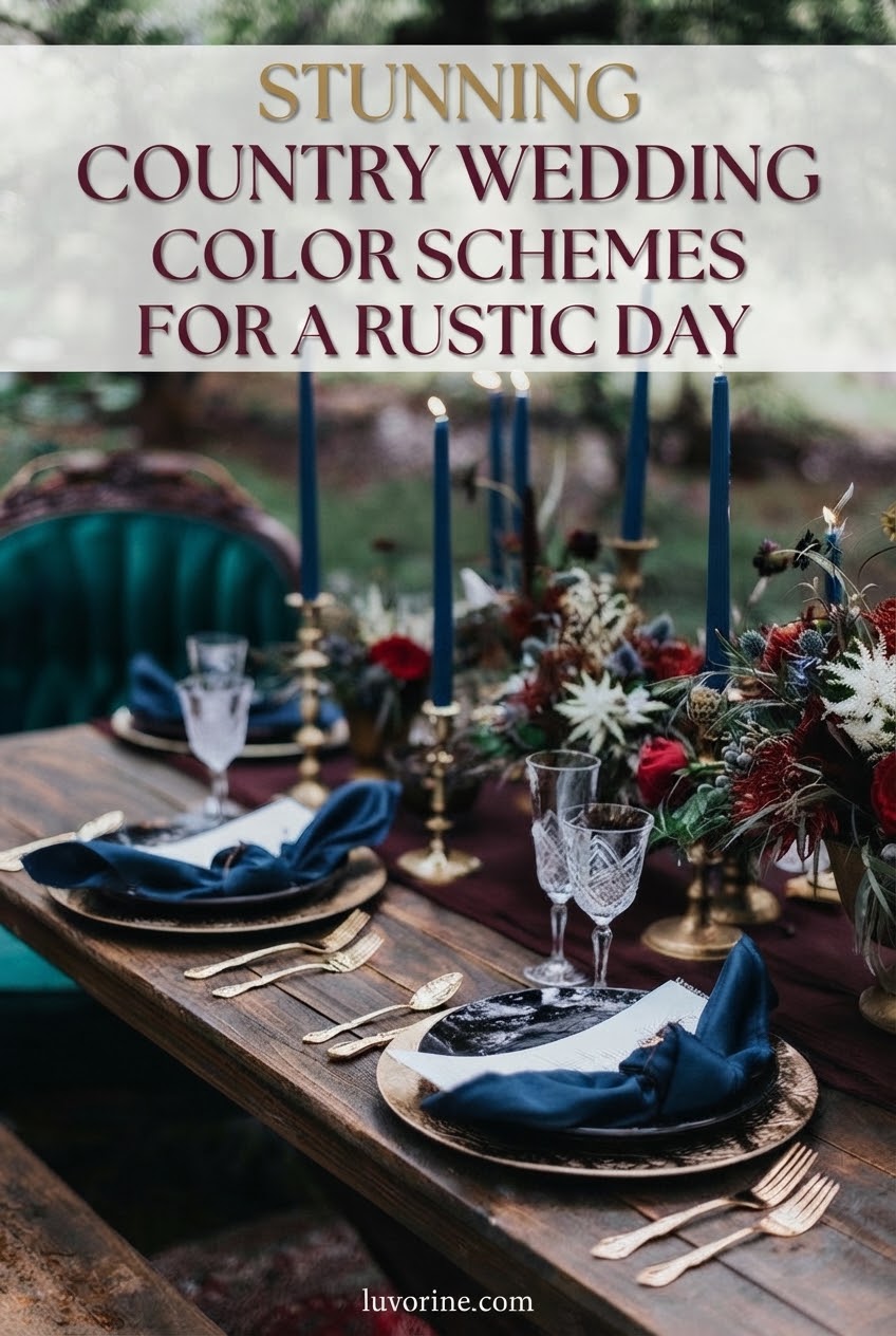 Stunning Country Wedding Color Schemes For A Rustic Day