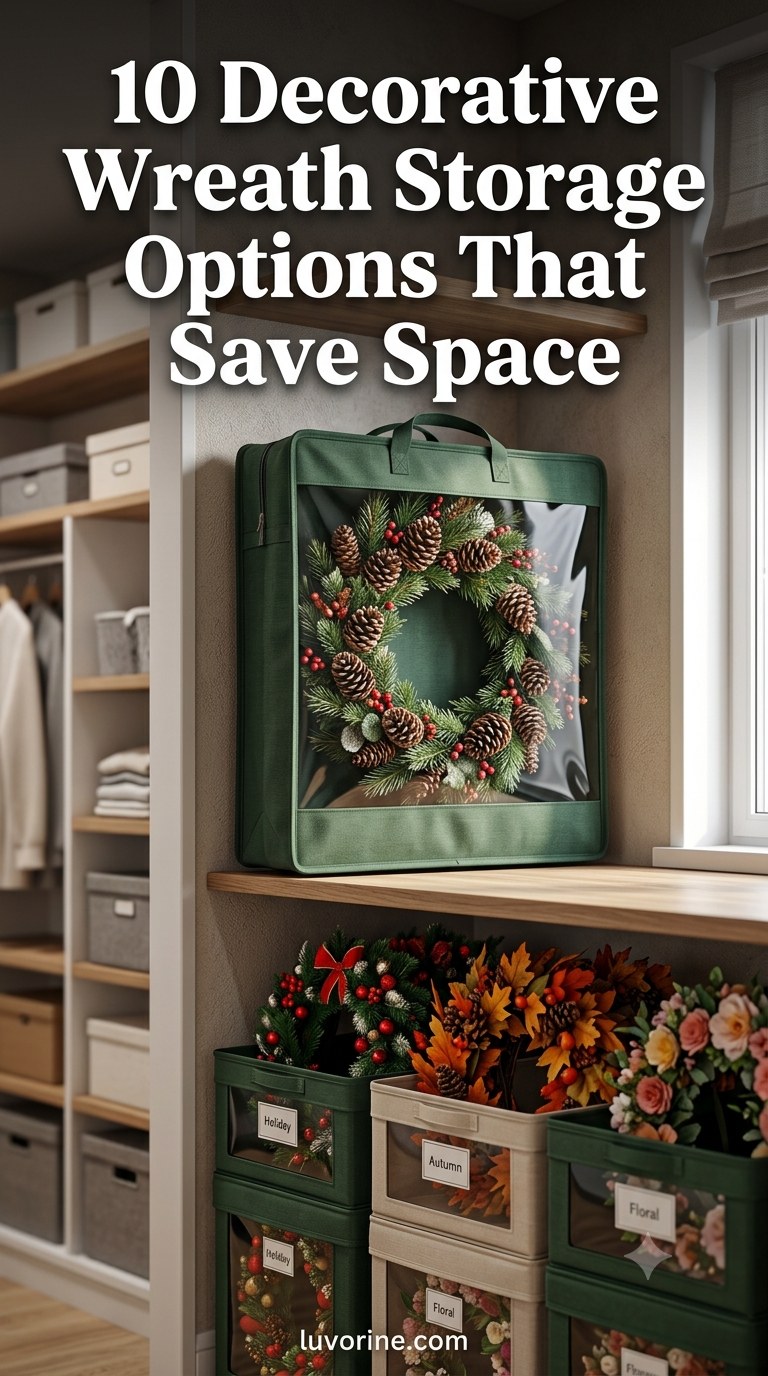 10 Decorative Wreath Storage Options That Save Space