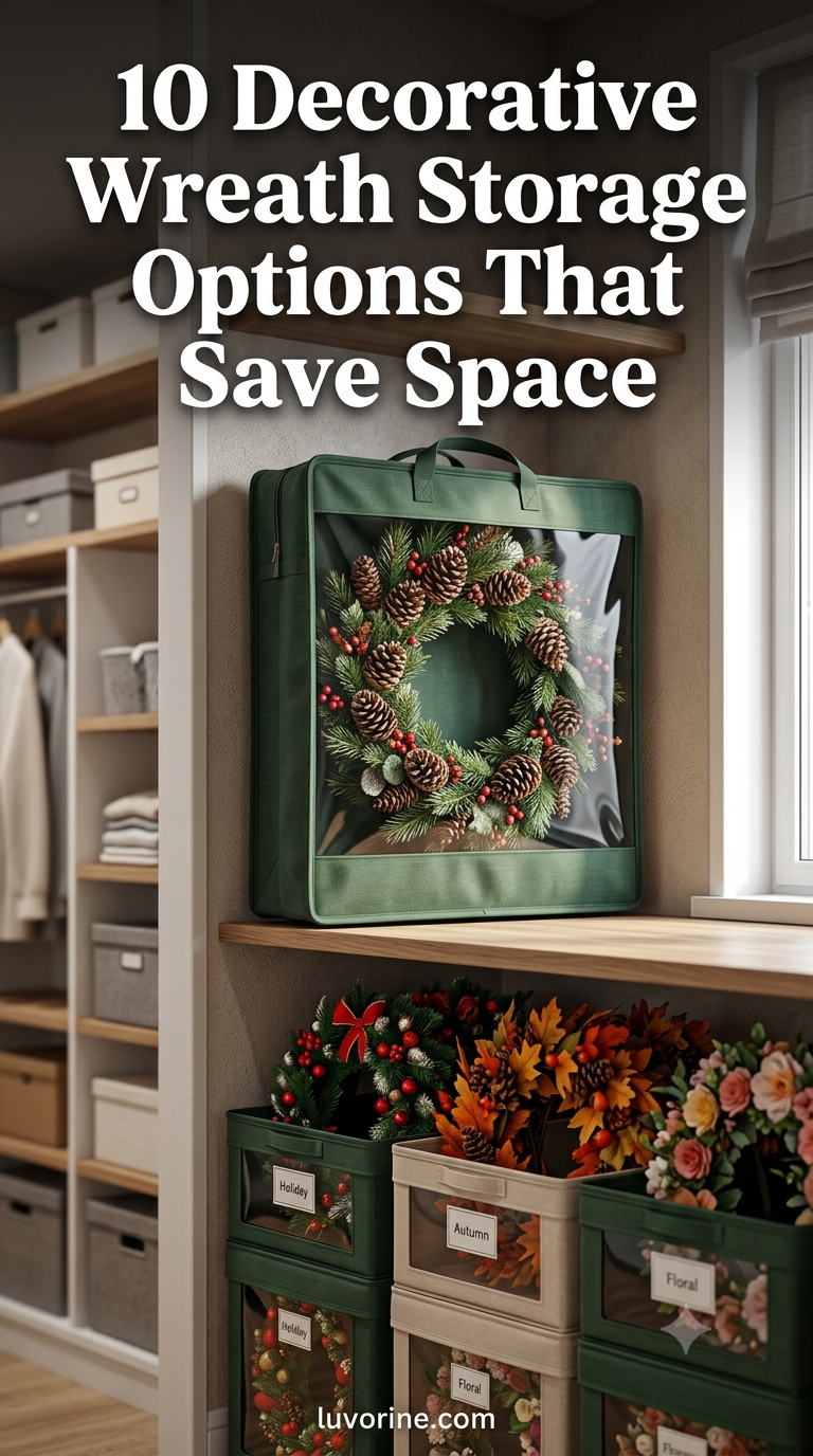 10 Decorative Wreath Storage Options That Save Space