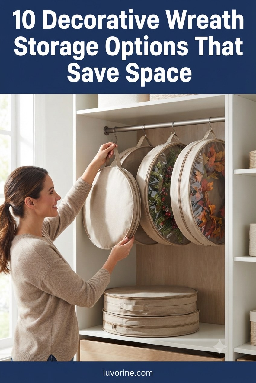 10 Decorative Wreath Storage Options That Save Space
