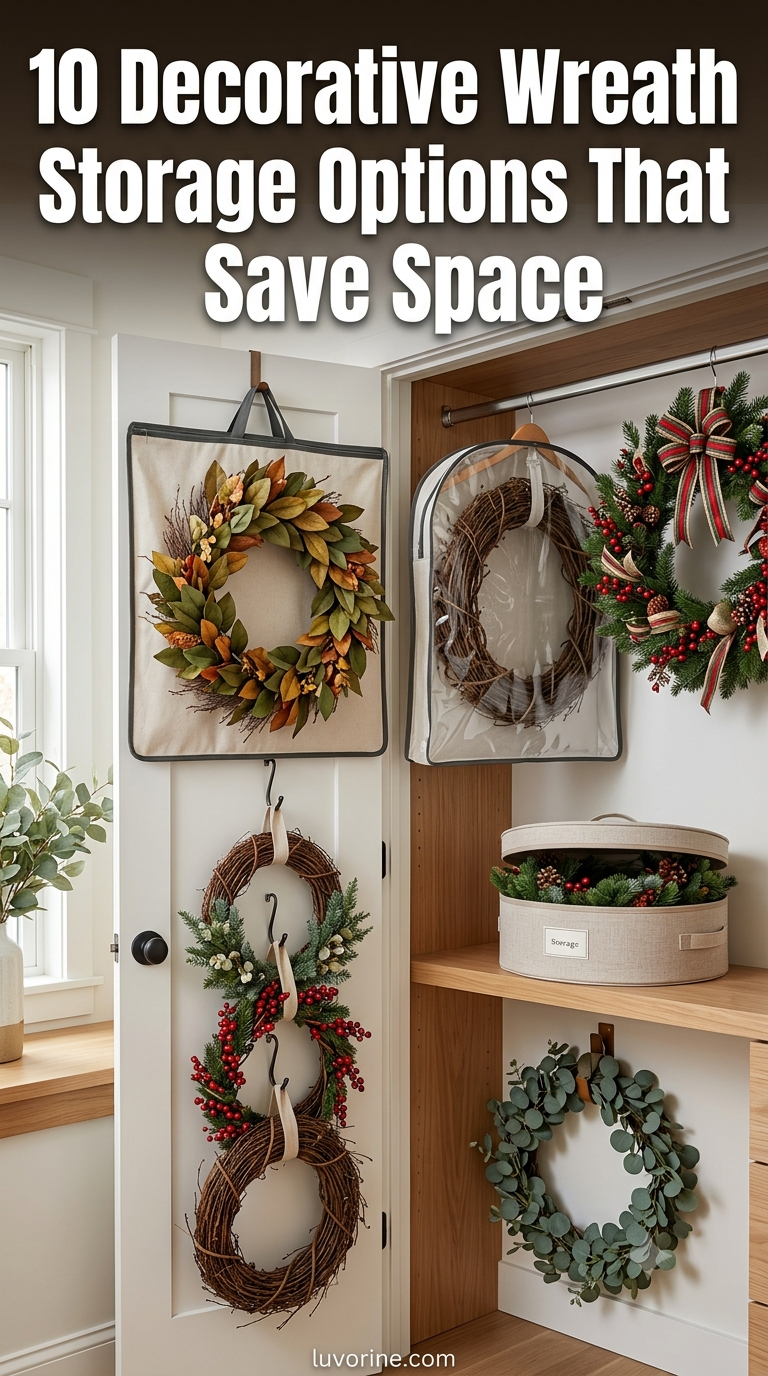 10 Decorative Wreath Storage Options That Save Space