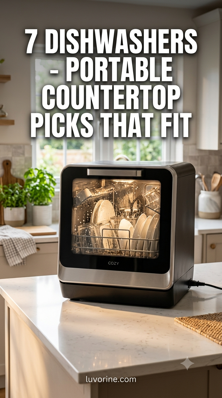 7 Dishwashers - Portable Countertop Picks That Fit