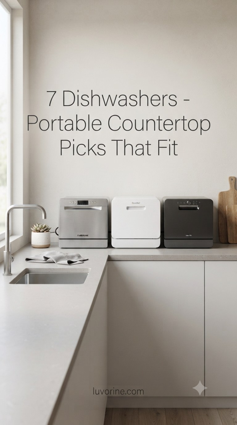 7 Dishwashers - Portable Countertop Picks That Fit