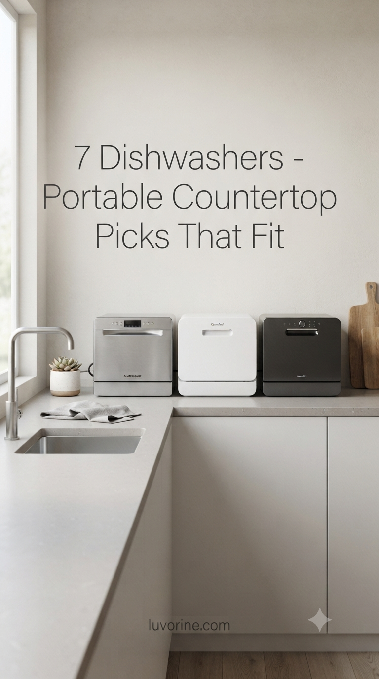 7 Dishwashers - Portable Countertop Picks That Fit
