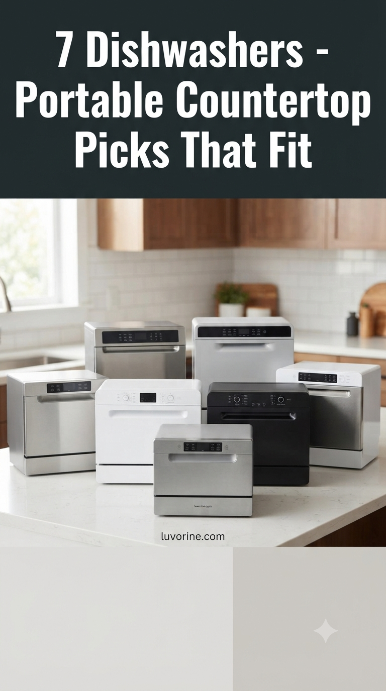 7 Dishwashers - Portable Countertop Picks That Fit