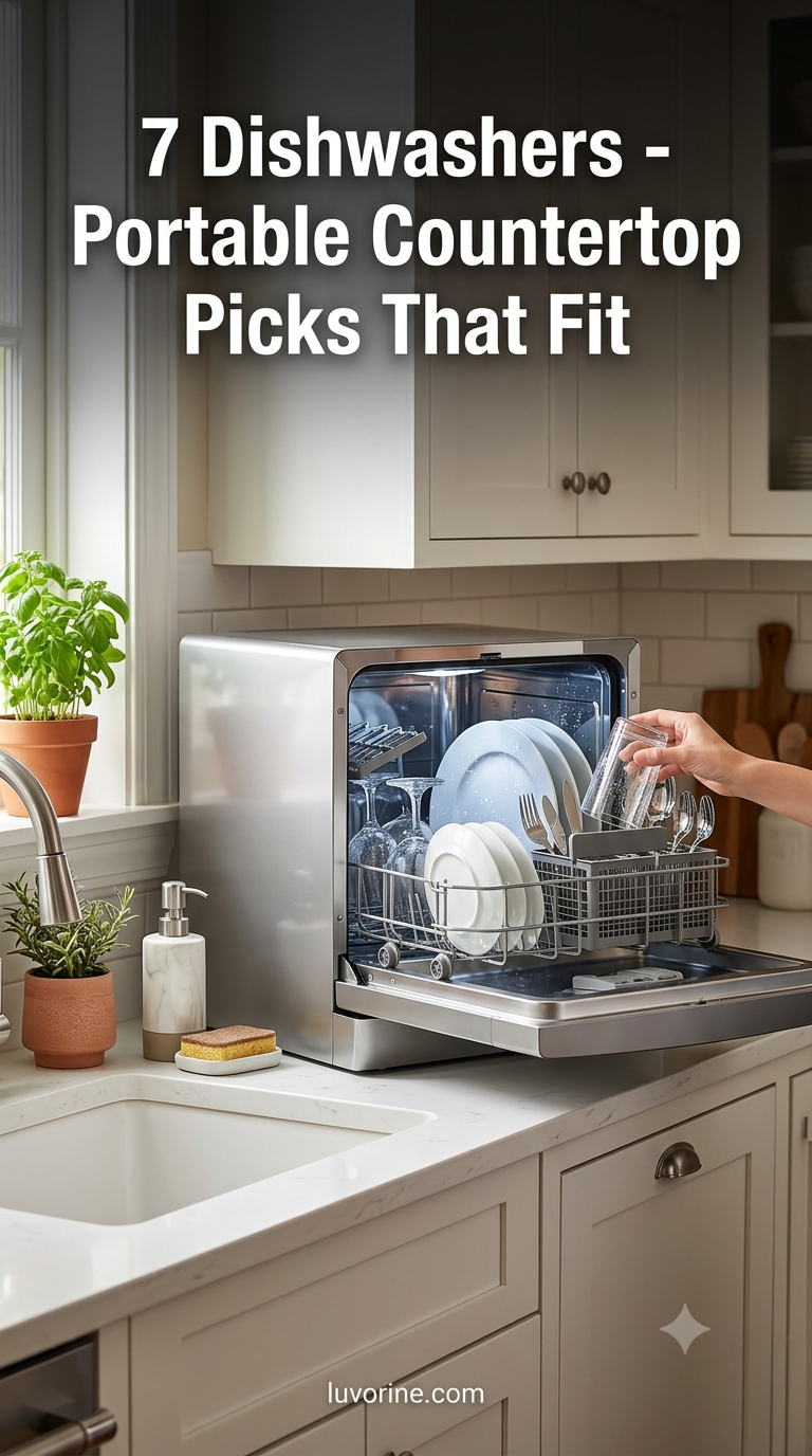 7 Dishwashers - Portable Countertop Picks That Fit