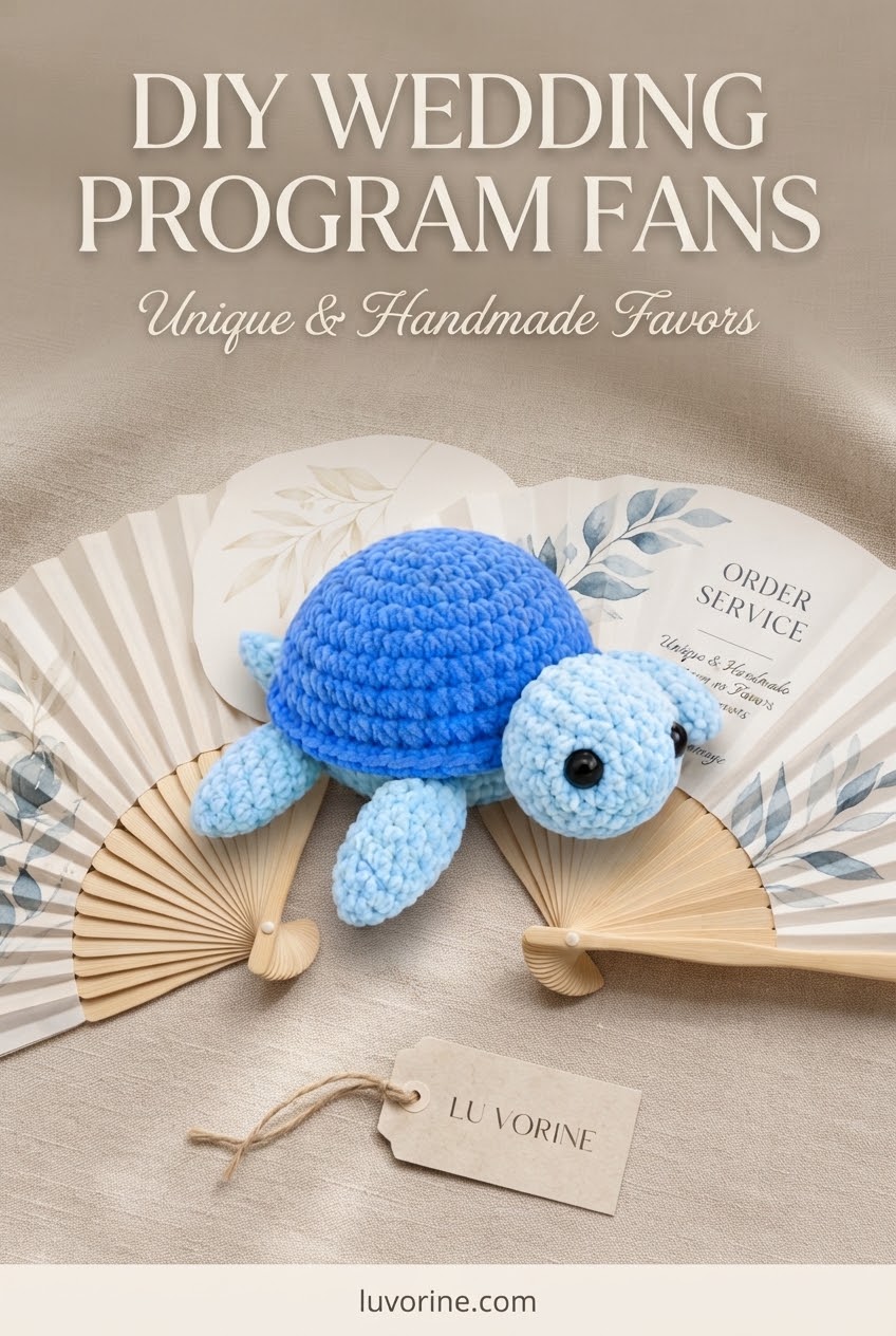Diy Wedding Program Fans