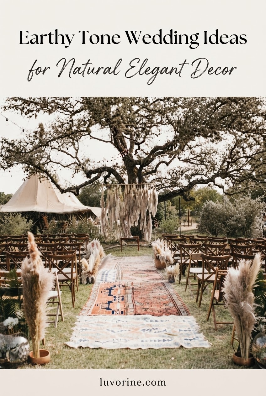 Earthy Tone Wedding Ideas for Natural Elegant Decor
