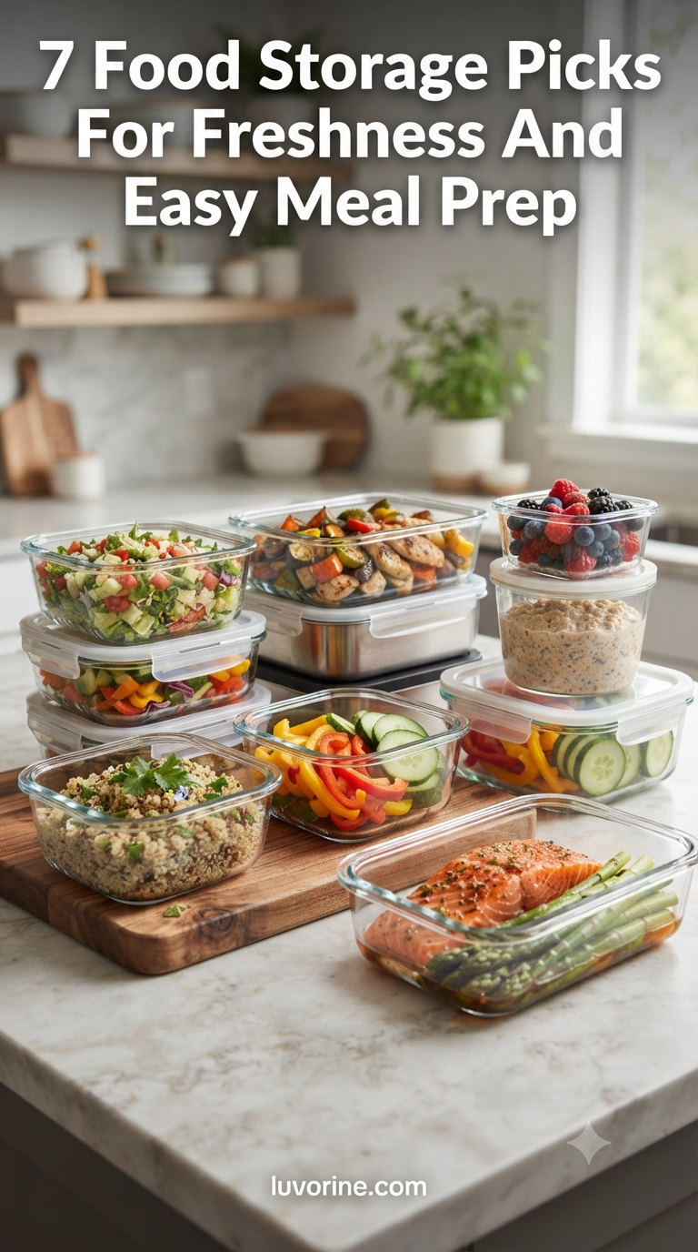 7 Food Storage Picks For Freshness And Easy Meal Prep