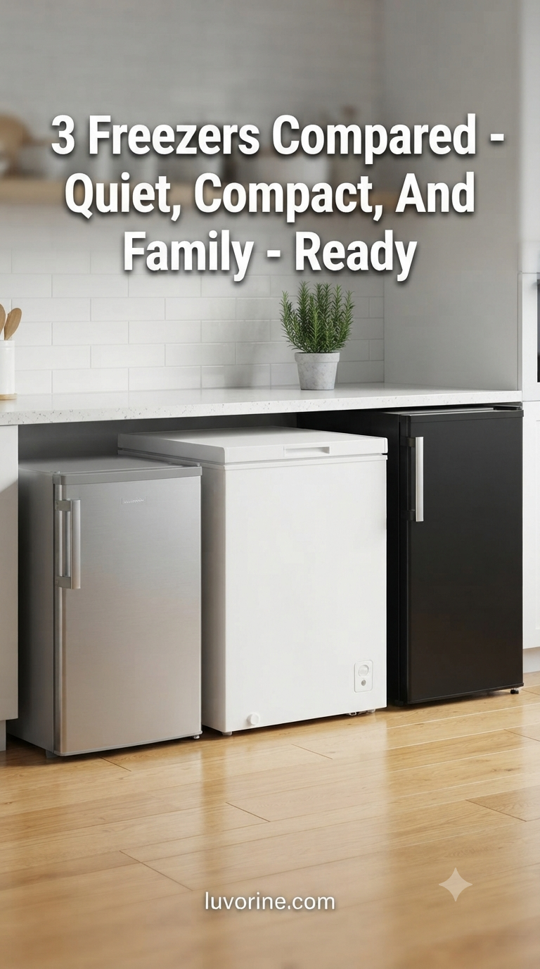 3 Freezers Compared - Quiet, Compact, And Family - Ready