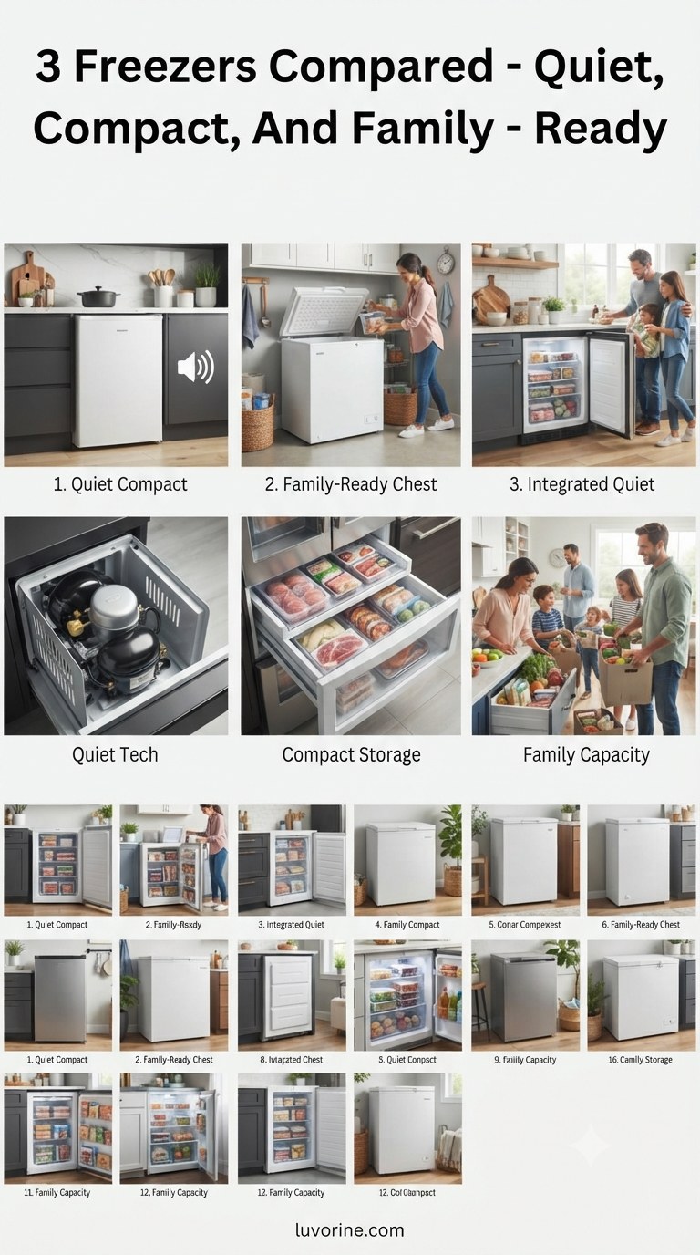 3 Freezers Compared - Quiet, Compact, And Family - Ready