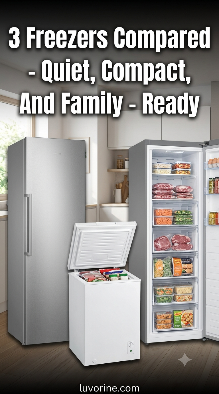 3 Freezers Compared - Quiet, Compact, And Family - Ready