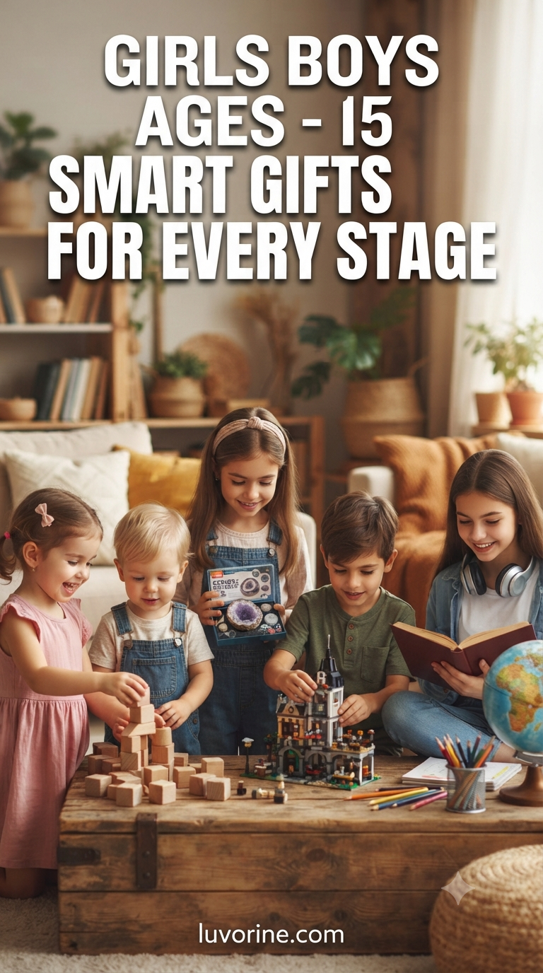 Girls Boys Ages - 15 Smart Gifts For Every Stage