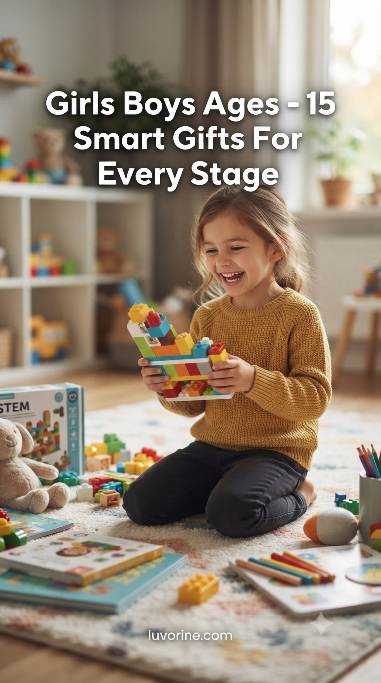 Girls Boys Ages - 15 Smart Gifts For Every Stage