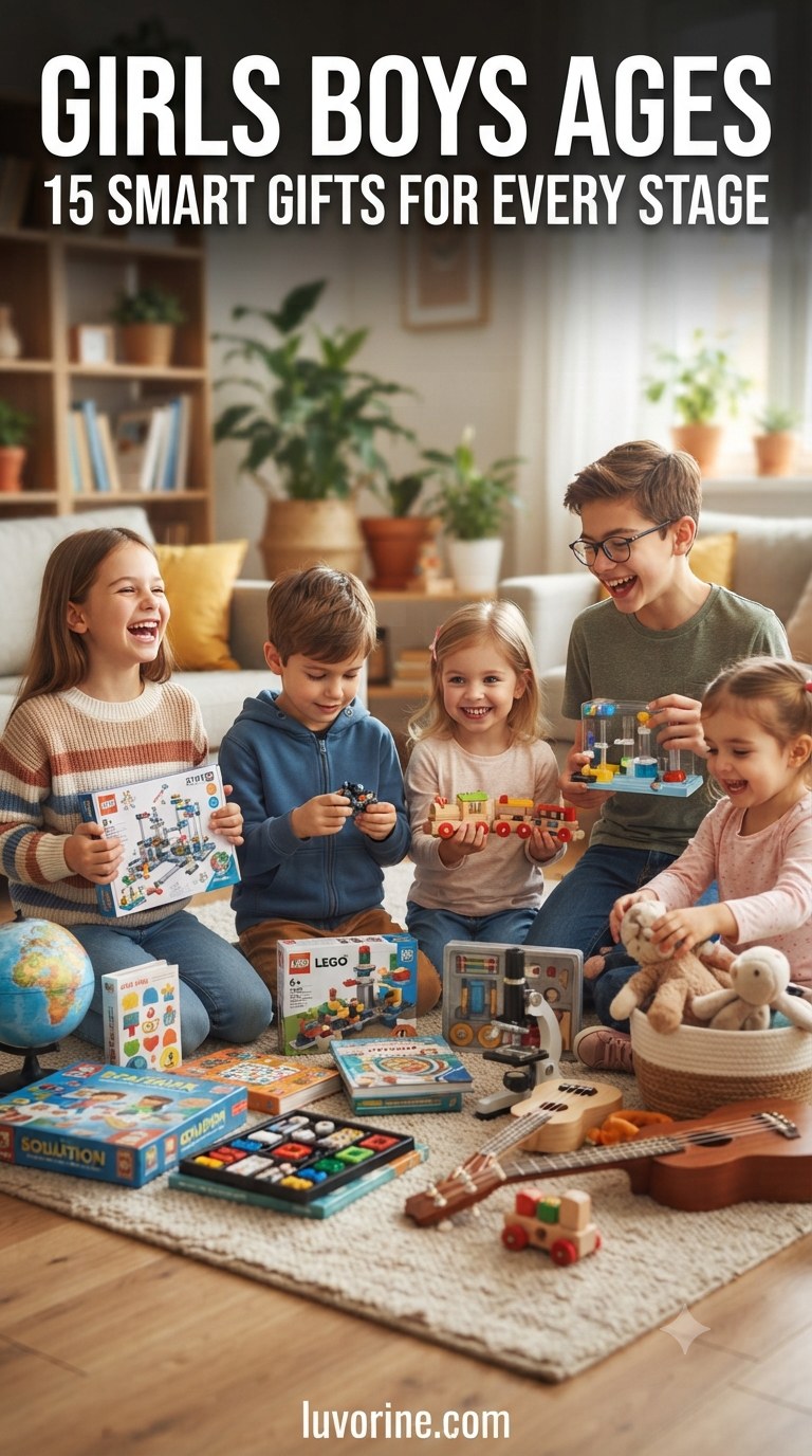 Girls Boys Ages - 15 Smart Gifts For Every Stage