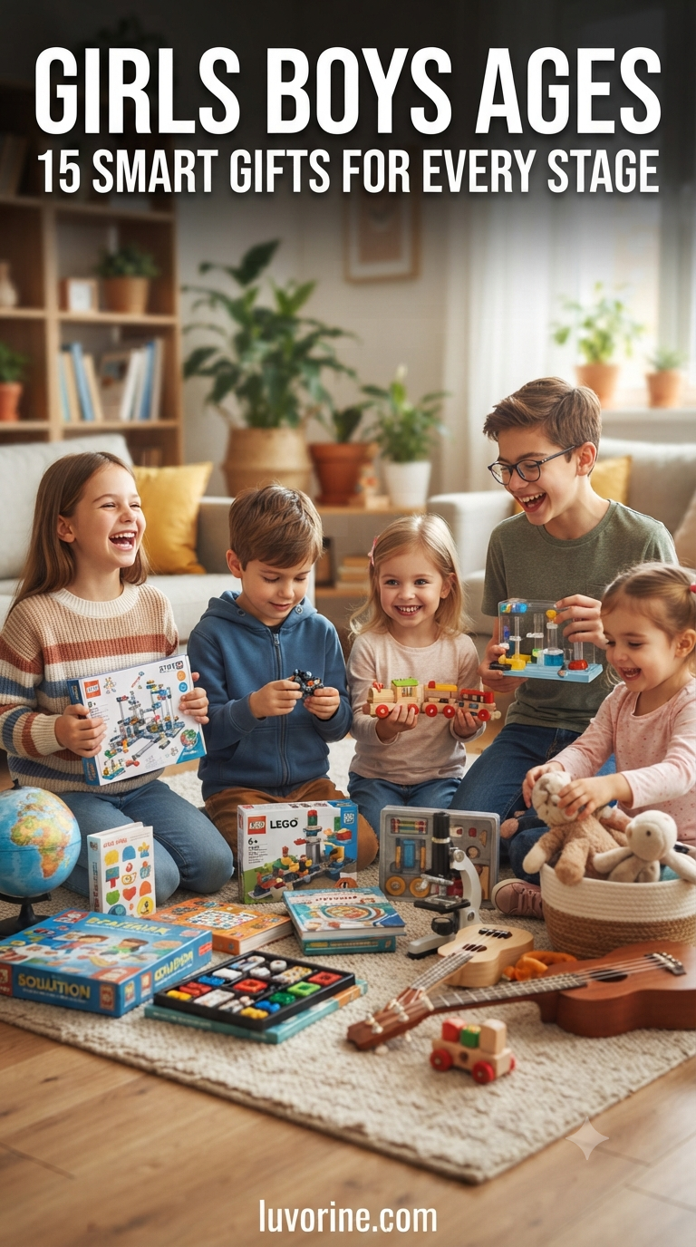 Girls Boys Ages - 15 Smart Gifts For Every Stage
