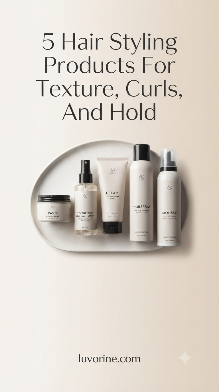 5 Hair Styling Products For Texture, Curls, And Hold