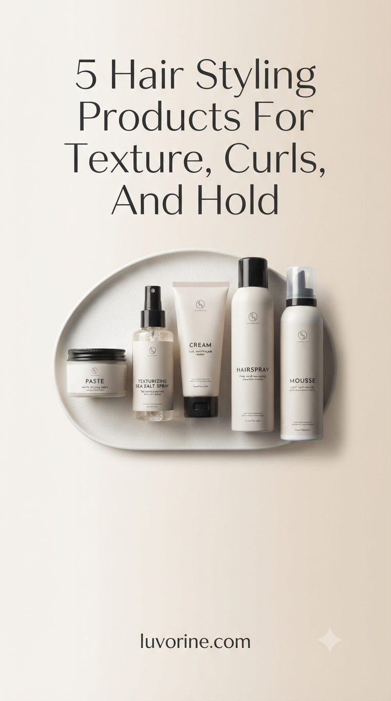 5 Hair Styling Products For Texture, Curls, And Hold