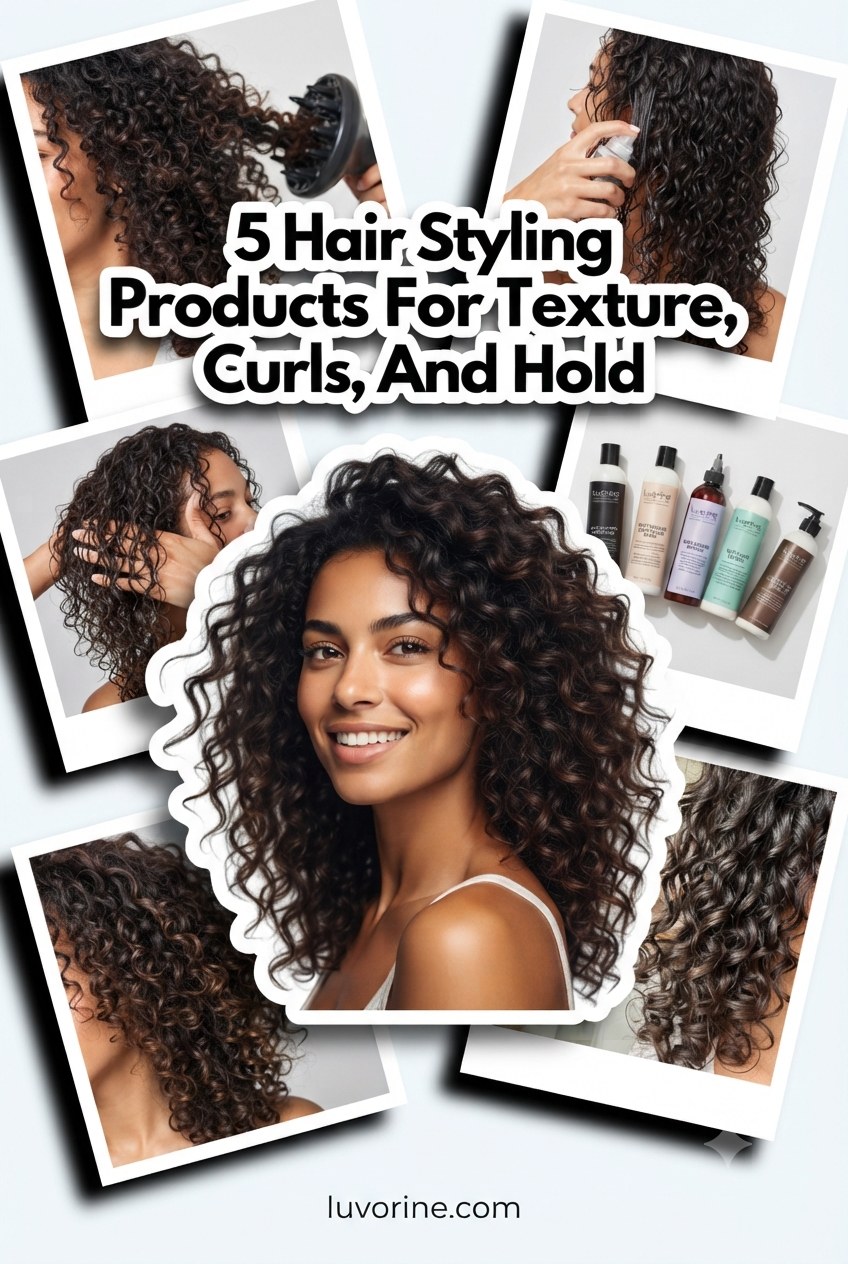 5 Hair Styling Products For Texture, Curls, And Hold