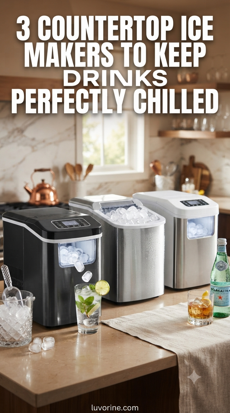 3 Countertop Ice Makers To Keep Drinks Perfectly Chilled