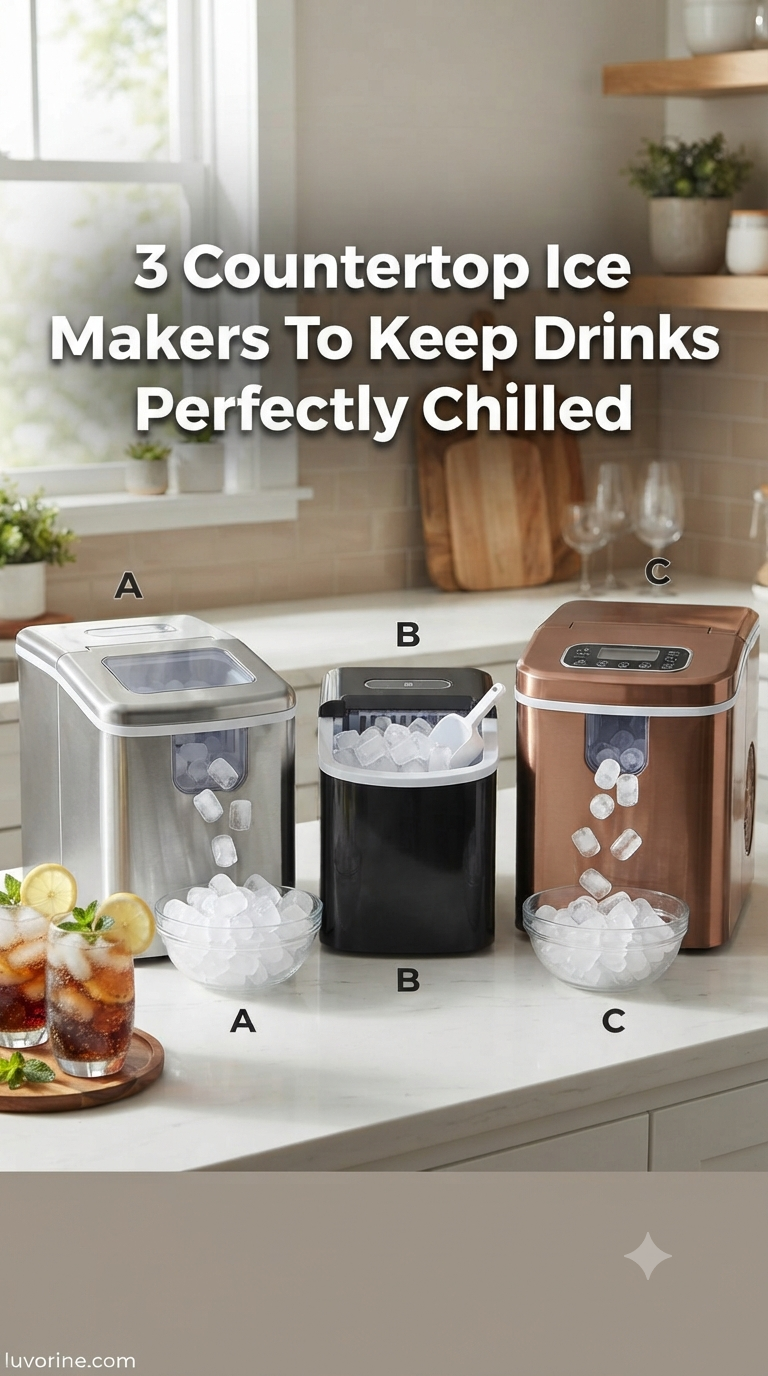 3 Countertop Ice Makers To Keep Drinks Perfectly Chilled