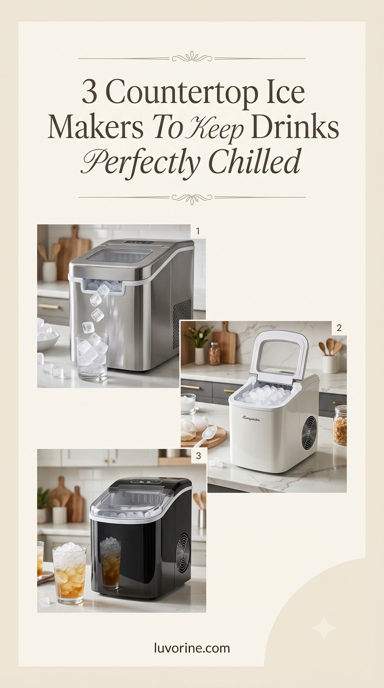3 Countertop Ice Makers To Keep Drinks Perfectly Chilled