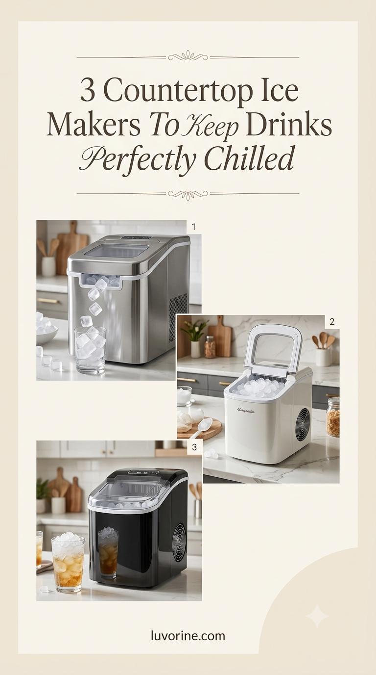 3 Countertop Ice Makers To Keep Drinks Perfectly Chilled