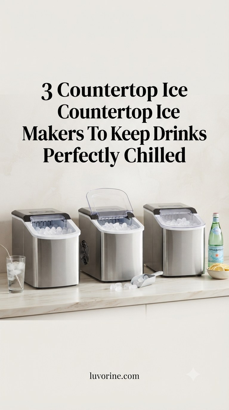 3 Countertop Ice Makers To Keep Drinks Perfectly Chilled