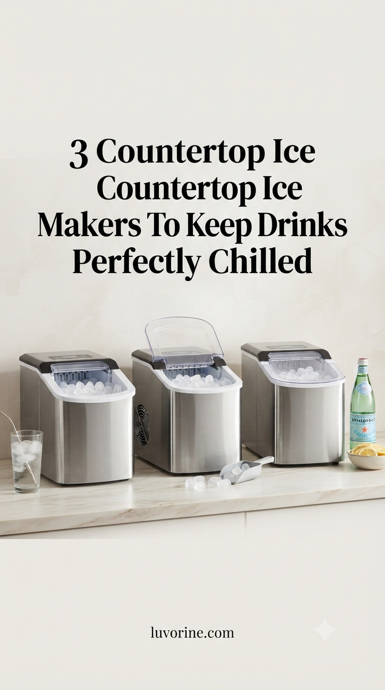 3 Countertop Ice Makers To Keep Drinks Perfectly Chilled