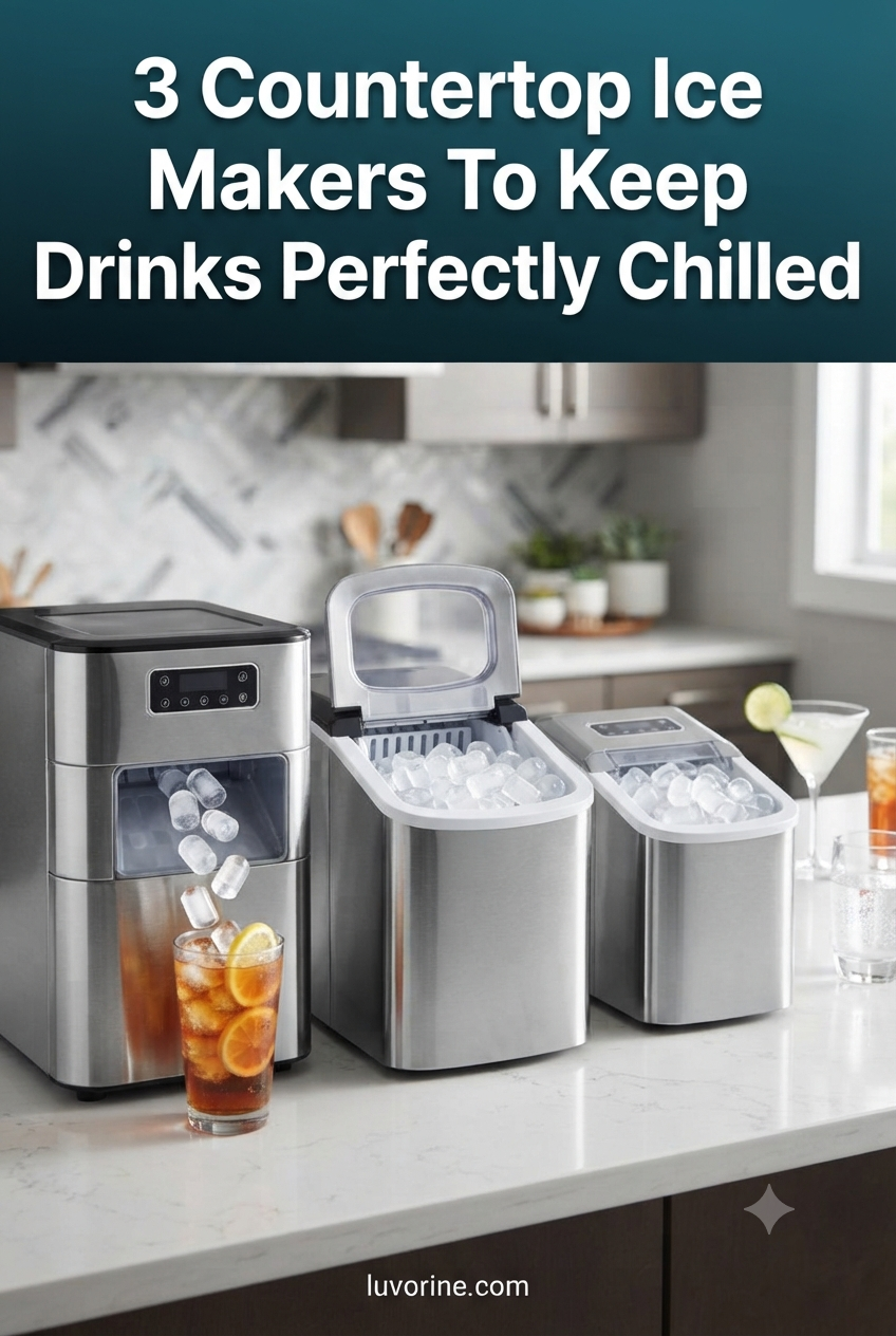 3 Countertop Ice Makers To Keep Drinks Perfectly Chilled