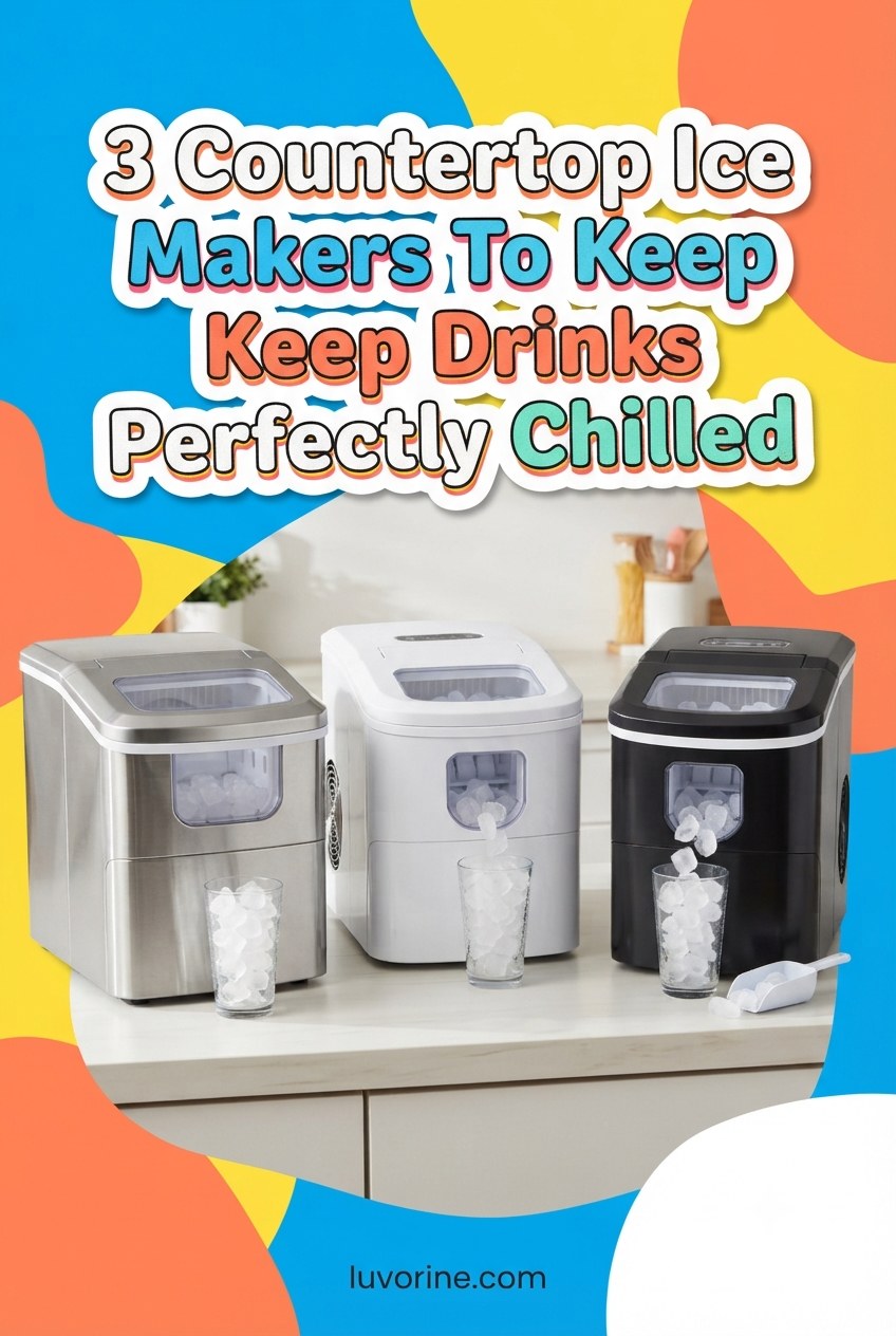 3 Countertop Ice Makers To Keep Drinks Perfectly Chilled