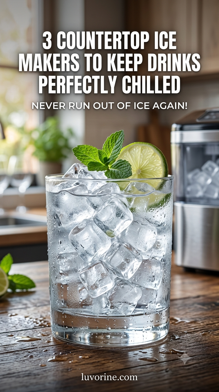 3 Countertop Ice Makers To Keep Drinks Perfectly Chilled