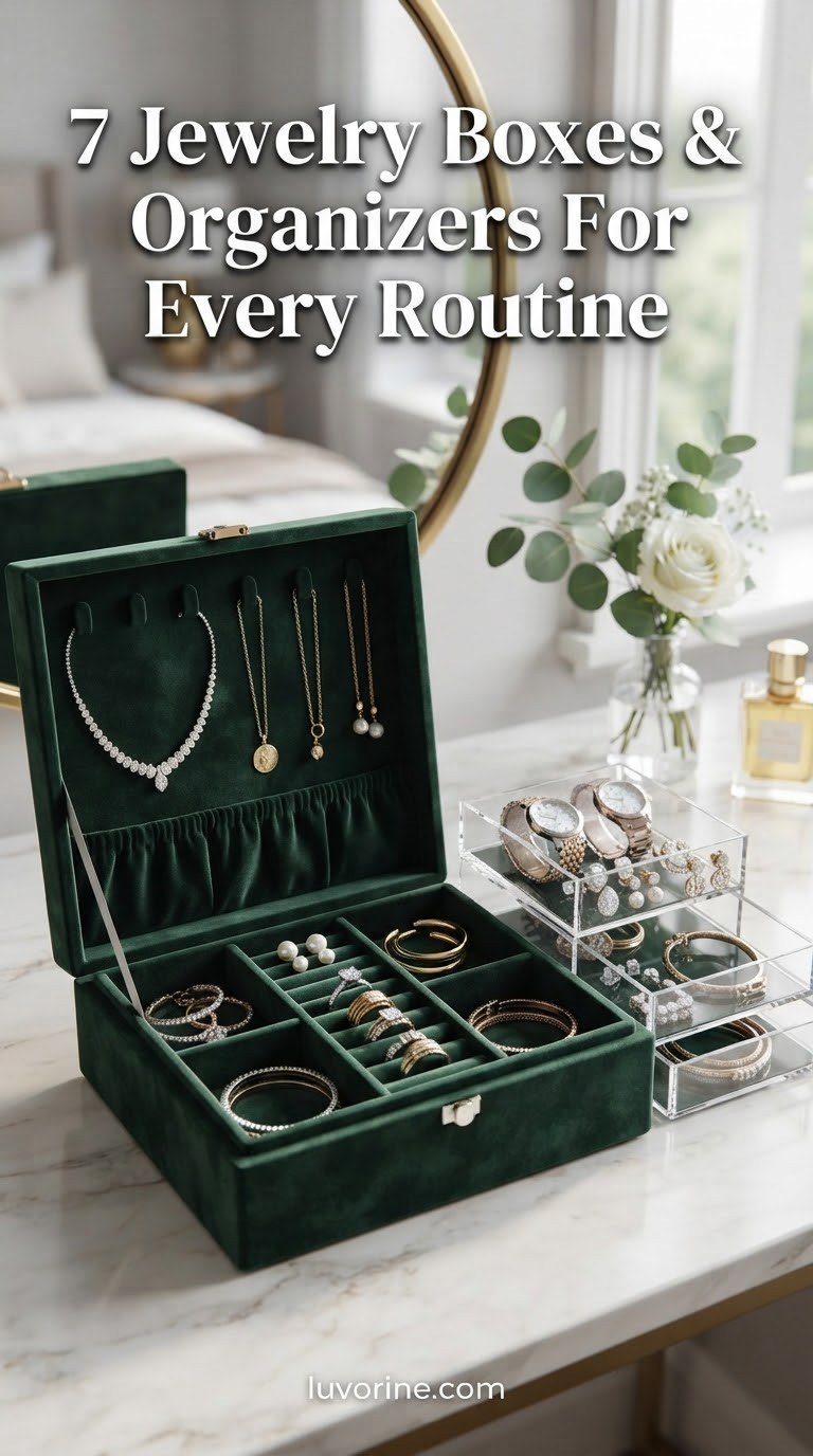 7 Jewelry Boxes & Organizers For Every Routine