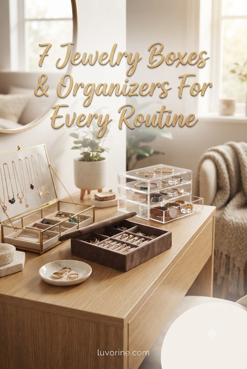 7 Jewelry Boxes & Organizers For Every Routine