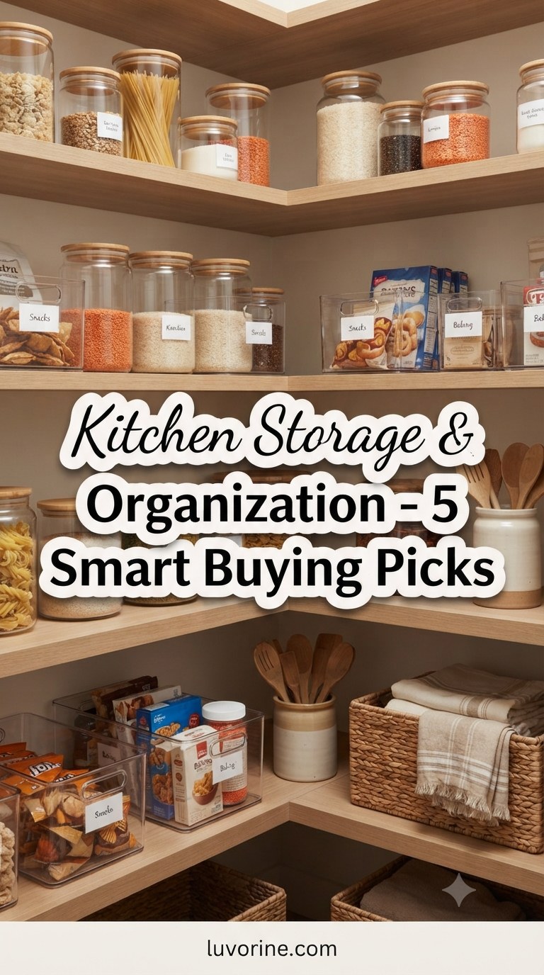 Kitchen Storage & Organization - 5 Smart Buying Picks