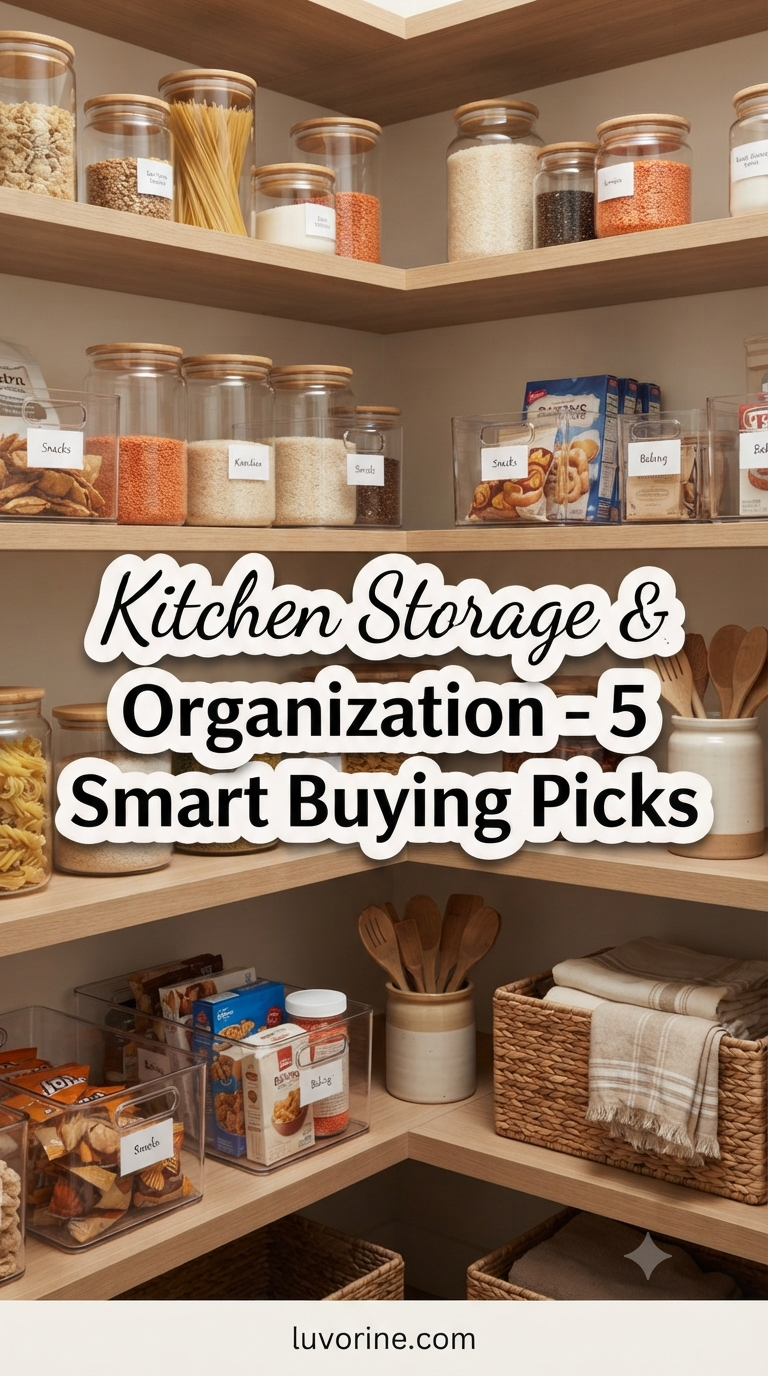 Kitchen Storage & Organization - 5 Smart Buying Picks