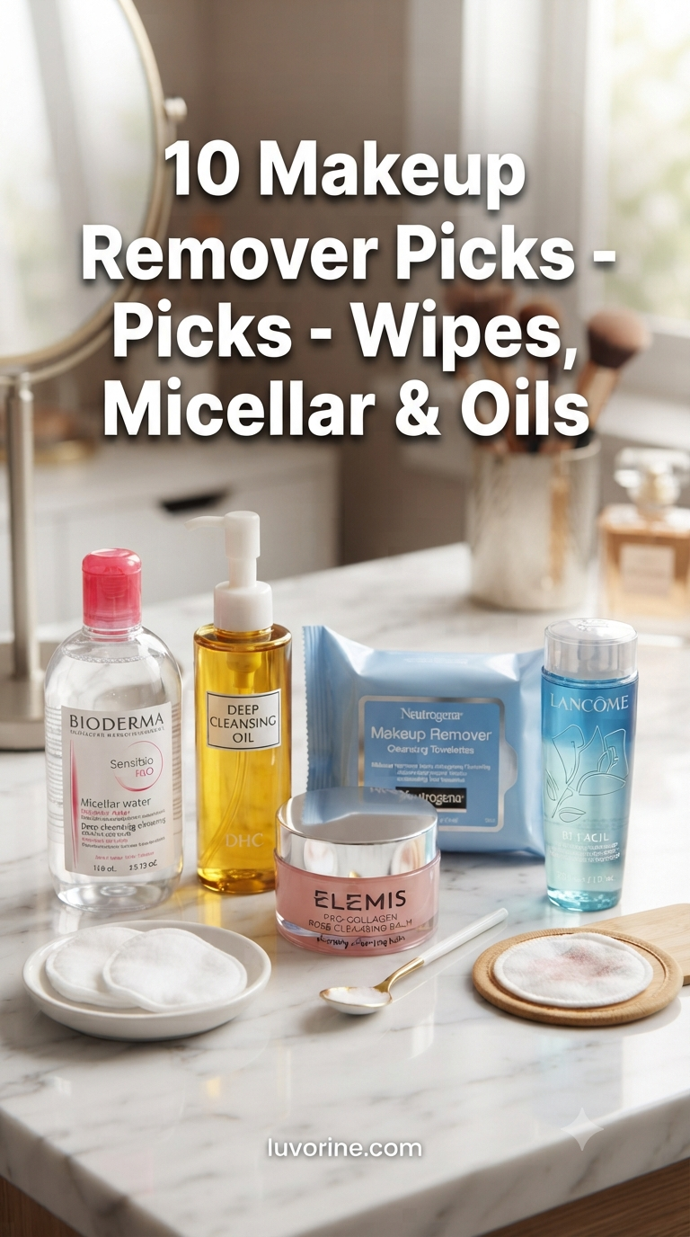 10 Makeup Remover Picks - Wipes, Micellar & Oils