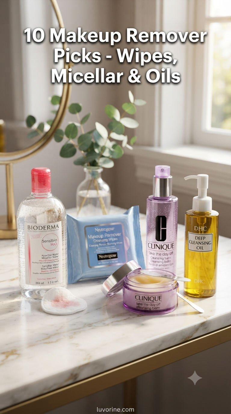 10 Makeup Remover Picks - Wipes, Micellar & Oils