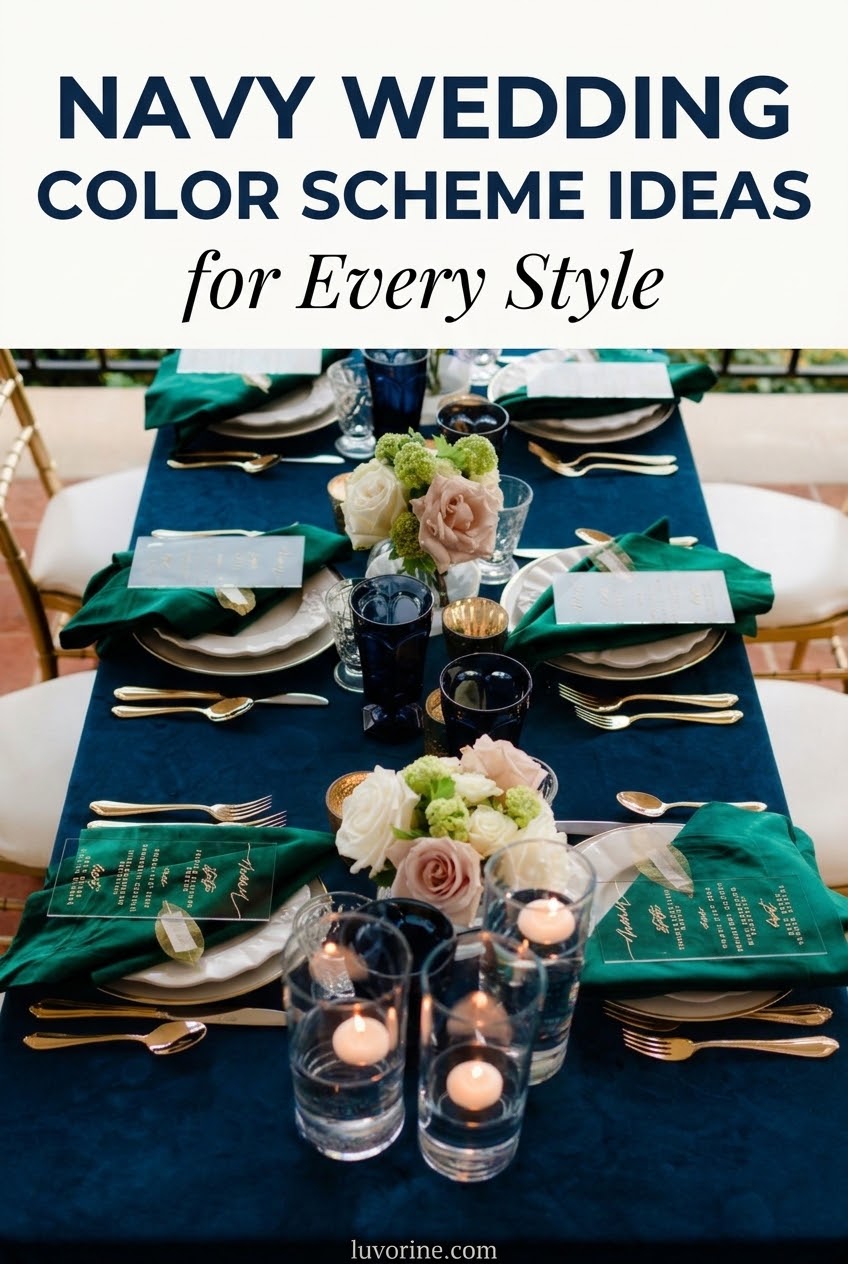 Navy Wedding Color Scheme Ideas for Every Style