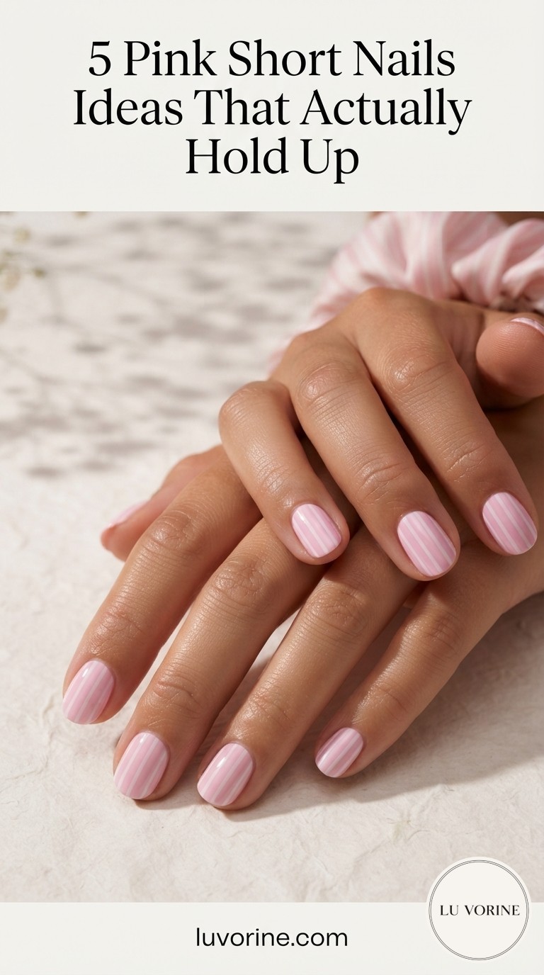 5 Pink Short Nails Ideas That Actually Hold Up